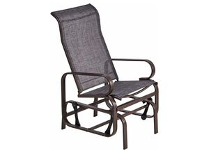 4062948003990 - Rocking Chair 1-Seater Garden Bench Texteline Grey 1-Seater   2-Seater Rocking Bench Swing Chair with Metal Frame Swing Chair for Garden