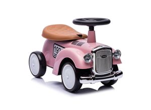 4062961012351 - Rutschauto ab 1 Jahr Kinderauto im Retrodesign pink Kinderfahrzeug mit Hupe