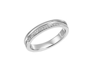 4063009008060 - Fingerring FIRETTI Schmuck Geschenk Silber 925 Silberring Fancy Fingerringe Gr 52 Silber 925 (Sterlingsilber) 32 mm silberfarben (silberfarben kristallweiß kristallweiß) Damen Fingerringe mit Zirkonia (synth)