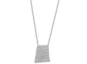 4063009348470 - Kette mit Anhänger FIRETTI Schmuck Geschenk Silber 925 Halsschmuck Halskette Ankerkette Halsketten Gr Silber 925 (Sterlingsilber) Länge 45 cm silberfarben (silberfarben kristallweiß) Damen mit Zirkonia (synth)