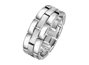 4063009761446 - Fingerring FIRETTI Schmuck Geschenk Silber 925 Silberring Kettengliederung Fingerringe Gr 52 ohne Zirkonia Silber 925 (Sterlingsilber) 76 mm silberfarben Damen Fingerringe zu Kleid Shirt Jeans Sneaker Anlass Geburtstag Weihnachten