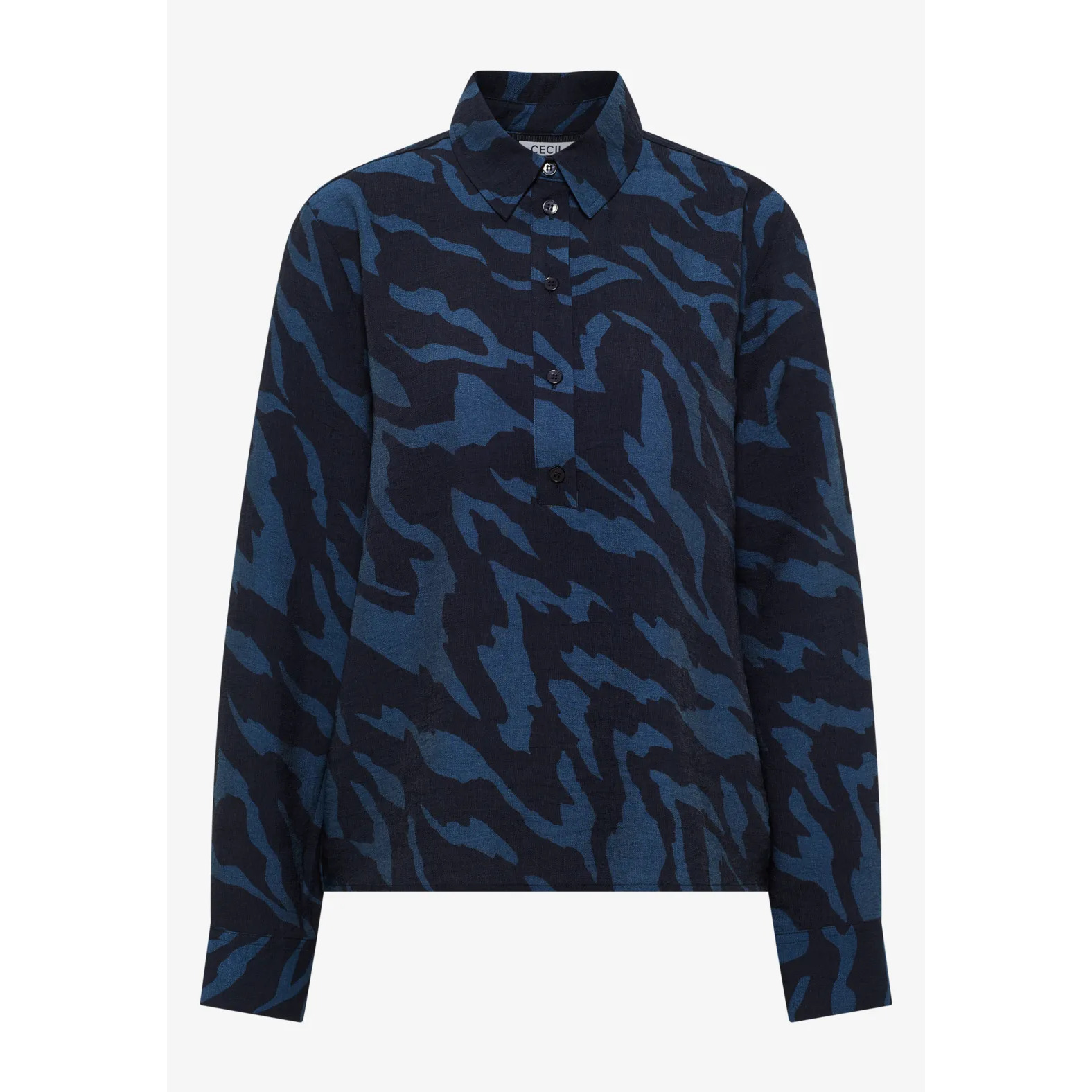 4063042803455 - Langarm-Bluse Damen Cecil AOP Softwave