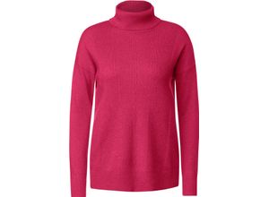 4063044702688 - CECIL Pullover Rollkragen überschnittene Schultern für Damen pink M