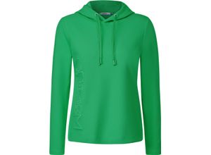 4063045065034 - CECIL Hoodie Wording-Stickerei Tunnelzug für Damen grün XL 4063045065034 - CECIL Hoodie Wording-Stickerei Tunnelzug für Damen grün XL