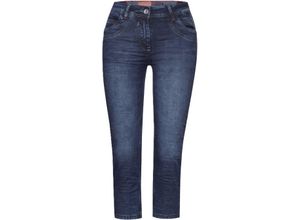 4063045066932 - CECIL Jeanshose Scarlett 3 4-lang Slim Fit für Damen blau 30 22