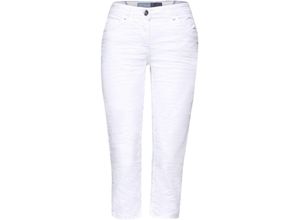 4063045067366 - CECIL Jeanshose 3 4-lang Slim Fit für Damen weiß 30 22