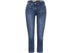4063045553265 - CECIL Jeanshose Scarlett 3 4 Länge für Damen blau 30 24