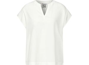 4063046009457 - Shirtbluse Split-Neck für Damen weiß 42