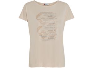 4063046092749 - T-Shirt Strass-Besatz für Damen beige 42