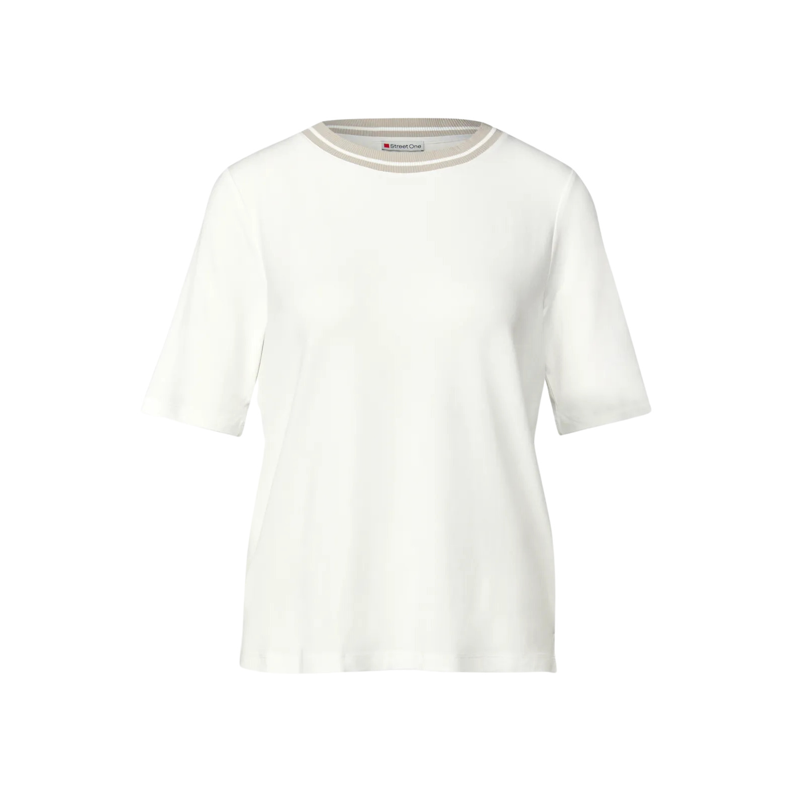 4063047617620 - T-Shirt mit Rippdetail für Frauen Street One