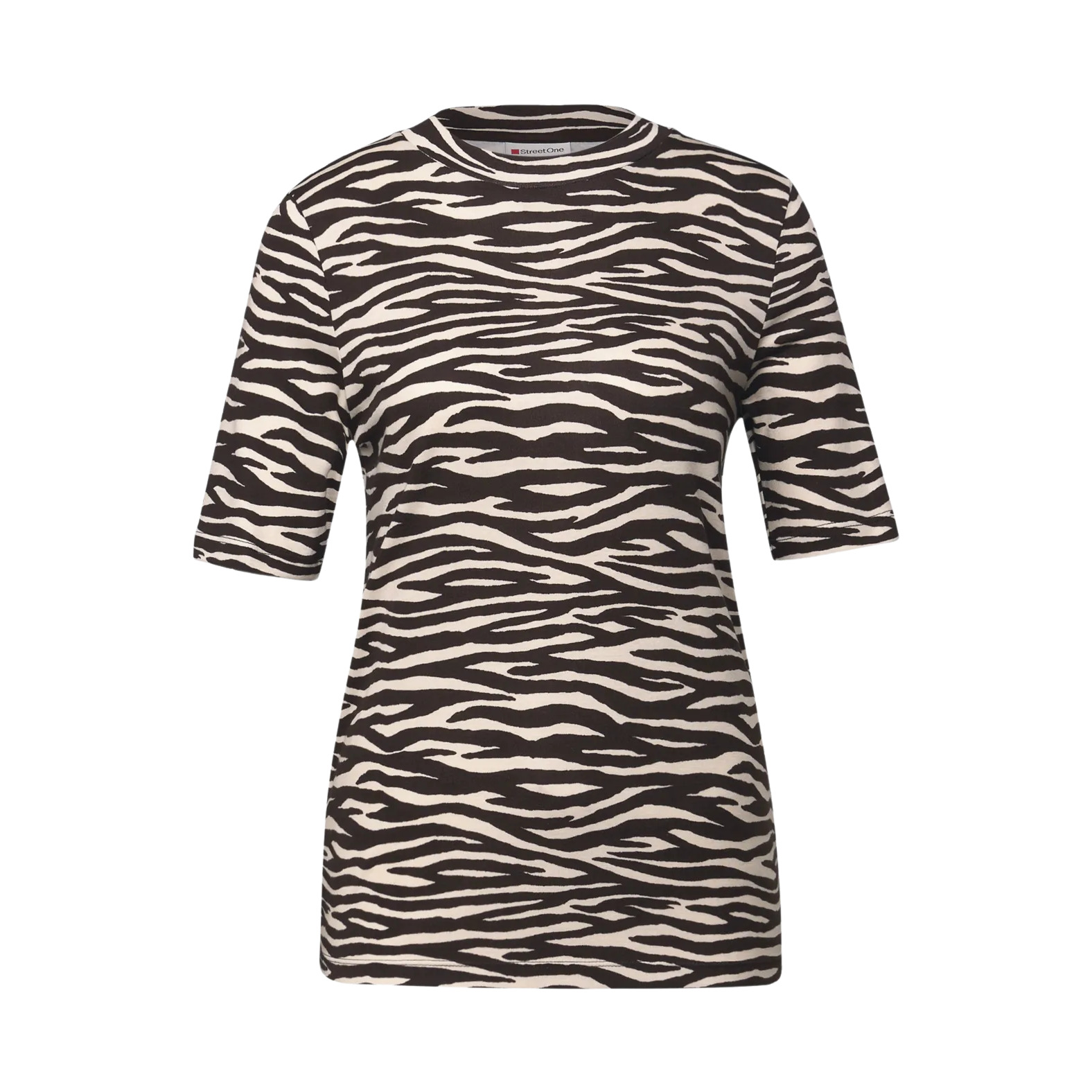 4063047720009 - T-Shirt mit Zebra-Print für Frauen Street One