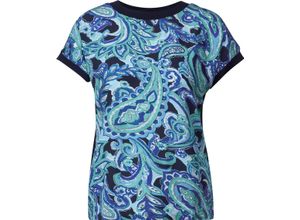 4063056994224 - T-Shirt Allover-Print für Damen blau 38