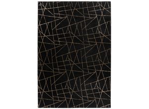 4063074311973 - Teppich ME GUSTA Bijou 125 Teppiche Gr B L 160 cm x 230 cm 20 mm 1 St goldfarben (schwarz goldfarben) Esszimmerteppiche Glanz Effekt Wohnzimmer 4063074311973 - Teppich ME GUSTA Bijou 125 Teppiche Gr B L 160 cm x 230 cm 20 mm 1 St goldfarben (schwarz goldfarben) Esszimmerteppiche Glanz Effekt Wohnzimmer