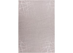 4063074311997 - Teppich ME GUSTA Bijou 125 Teppiche Gr B L 160 cm x 230 cm 20 mm 1 St grau (silberfarben taupe) Esszimmerteppiche Glanz Effekt Wohnzimmer