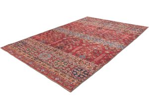 4063074365693 - Teppich ME GUSTA Faye Teppiche Gr B L 230 cm x 330 cm 6 mm 1 St bunt (multi rot) Esszimmerteppiche Flachgewebe