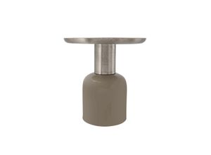 4063074446415 - Beistelltisch Art Deco 825 Taupe   Silber