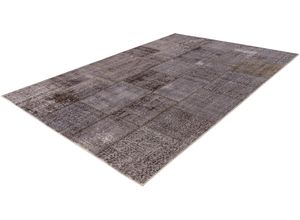 4063074454588 - Teppich PADIRO Piemont 925 Teppiche Gr B L 160 cm x 230 cm 11 mm 1 St grau (anthrazit) Esszimmerteppiche