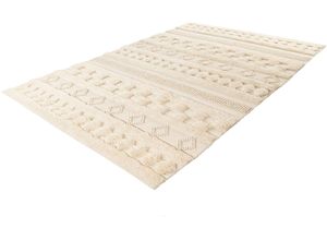 4063074506966 - Wollteppich ME GUSTA Bohist 125 Teppiche Gr B L 200 cm x 200 cm 20 mm 1 St beige (natur) Esszimmerteppiche