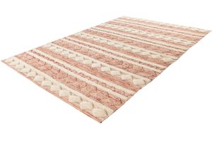 4063074507017 - Wollteppich ME GUSTA Bohist 225 Teppiche Gr B L 200 cm x 200 cm 15 mm 1 St rosa (rosa creme) Esszimmerteppiche