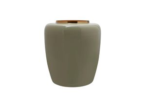 4063074536178 - Dekovase KAYOOM Vase Artisse 125 mint gold B34cm Vasen Dekorative Metall-Vase glanzvoll lackiert Innenversiegelung