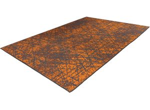 4063074545941 - Teppich KAYOOM Kalevi 200 Teppiche Gr B L 160 cm x 230 cm 8 mm 1 St orange Esszimmerteppiche