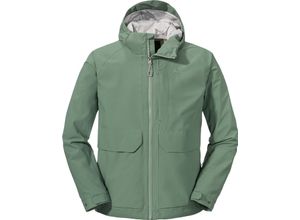 4063098150176 - Schöffel Outleisure Funktionsjacke Kapuze wasserdicht winddicht für Herren grün 50