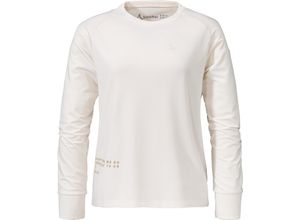 4063098496670 - Schöffel Langarmshirt Rundhals Print für Damen weiß 40