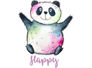 4063129024681 - Wandtattoo WALL-ART Happy Panda Wandtattoos Gr B H 74 cm x 90 cm Tiere bunt Wandtattoos Tiere selbstklebend entfernbar