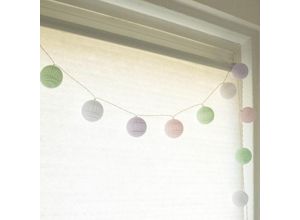 4063129060177 - K&l Wall Art - Bunte led Lichterkette Pastell 20 Kugeln Baby Schlafzimmer Nachtlicht Wanddeko