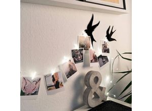 4063129060238 - K&l Wall Art - led Lichterkette für Fotos mit Klammern Fotoklammern Fotowand Lichter Bilder