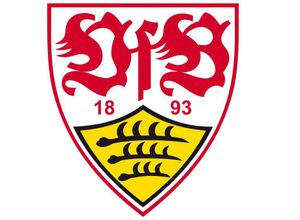 4063129101238 - Wandtattoo WALL-ART Fußball VfB Stuttgart Logo Wandtattoos Gr B H T 80 cm x 89 cm x 01 cm bunt Wandtattoos Wandsticker selbstklebend entfernbar