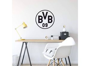 4063129101252 - Wandtattoo WALL-ART BVB Borussia Schriftzug mit Logo Wandtattoos Gr B H T 30 cm x 30 cm x 01 cm schwarz Bundesliga-Fanshop Wandtattoos