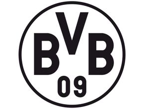 4063129101306 - Wandtattoo WALL-ART BVB Borussia Schriftzug mit Logo Wandtattoos Gr B H T 120 cm x 120 cm x 01 cm - schwarz Wandtattoos Wandsticker selbstklebend entfernbar