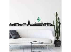 4063129101757 - Wandtattoo WALL-ART Fußball Werder Bremen Logo Wandtattoos Gr B H T 160 cm x 25 cm x 01 cm bunt Bundesliga-Fanshop Wandtattoos