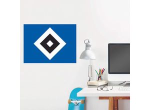 4063129101832 - Wandtattoo WALL-ART Hamburger SV Logo HSV Wandtattoos Gr B H T 100 cm x 74 cm x 01 cm blau Wandtattoos Wandsticker selbstklebend entfernbar