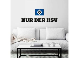 4063129102419 - Wandtattoo WALL-ART Hamburger SV Nur der HSV Wandtattoos Gr B H T 100 cm x 60 cm x 01 cm bunt (mehrfarbig) Wandtattoo Wandtattoos Fußball