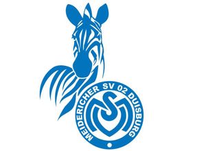 4063129103058 - Wandtattoo WALL-ART Fußball MSV Duisburg Logo Wandtattoos Gr B H T 100 cm x 140 cm x 01 cm Fußball MSV Duisburg Logo blau Wandtattoos Wandsticker selbstklebend entfernbar