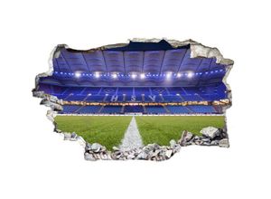 4063129106073 - Wandtattoo WALL-ART 3D Fußball HSV Arena 03 Wandtattoos Gr B H T 40 cm x 24 cm x 01 cm bunt (mehrfarbig) Wandtattoo Wandtattoos Fußball