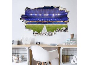 4063129106103 - Wandtattoo WALL-ART 3D Fußball HSV Arena 03 Wandtattoos Gr B H T 100 cm x 61 cm x 01 cm bunt (mehrfarbig) Wandtattoo Wandtattoos Fußball