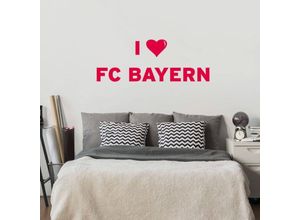 4063129107919 - Wandtattoo WALL-ART I LOVE FC BAYERN Wandtattoos Gr B H T 160 cm x 18 cm x 01 cm bunt (mehrfarbig) Wandtattoo Wandtattoos Fußball