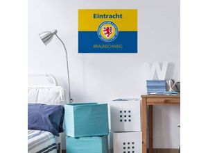 4063129108251 - Wandtattoo WALL-ART Eintracht Braunschweig Banner Wandtattoos Gr B H T 90 cm x 66 cm x 01 cm bunt (mehrfarbig) Wandtattoo Wandtattoos Fußball