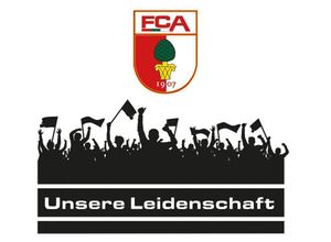 4063129109371 - Wandtattoo WALL-ART FC Augsburg Leidenschaft Fans Wandtattoos Gr B H T 40 cm x 21 cm x 01 cm bunt (mehrfarbig) Wandtattoo Wandtattoos Fußball