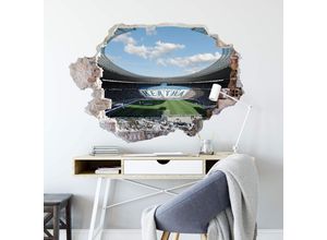 4063129109913 - Wandtattoo WALL-ART 3D Arena Hertha Stadion bei Tag Wandtattoos Gr B H T 100 cm x 68 cm x 01 cm bunt (mehrfarbig) Wandtattoos Wandsticker selbstklebend entfernbar