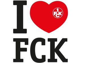 4063129109975 - Wandtattoo WALL-ART Fußball Fanartikel I love FCK Wandtattoos Gr B H T 103 cm x 120 cm x 01 cm - bunt (mehrfarbig) Wandtattoos Geographie selbstklebend entfernbar