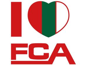 4063129110070 - Wandtattoo WALL-ART FC Augsburg I love FCA Wandtattoos Gr B H T 120 cm x 117 cm x 01 cm bunt (mehrfarbig) Wandtattoos Wandsticker selbstklebend entfernbar