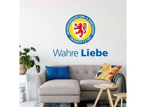 4063129110346 - Wandtattoo WALL-ART Eintracht Braunschweig Wahre Liebe Wandtattoos Gr B H T 50 cm x 39 cm x 01 cm bunt (mehrfarbig) Wandtattoo Wandtattoos Fußball