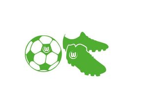 4063129110384 - Wandtattoo WALL-ART VfL Wolfsburg - Fußballschuhe Wandtattoos Gr B H T 30 cm x 16 cm x 01 cm grün Wandtattoo Wandtattoos Fußball