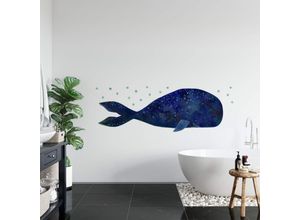 4063129113101 - Wandtattoo WALL-ART Märchenhaft Der Walfisch Wandtattoos Gr B H T 180 cm x 63 cm x 01 cm bunt Wandtattoos Wandsticker selbstklebend entfernbar