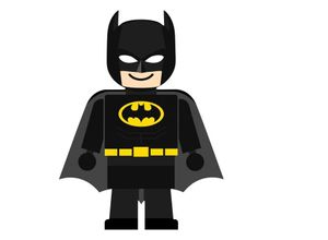 4063129119080 - Wandtattoo WALL-ART Spielfigur Super Hero Batman Wandtattoos Gr B H T 76 cm x 100 cm x 01 cm - bunt Wandtattoos Wandsticker selbstklebend entfernbar