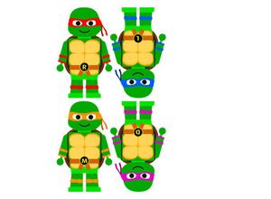 4063129119462 - Wandtattoo WALL-ART Teenage Mutant Ninja Turtles Wandtattoos Gr B H T 100 cm x 169 cm x 01 cm bunt Wandtattoos Wandsticker selbstklebend entfernbar